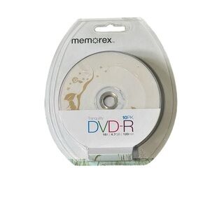 Memorex Tranquility 10 Pack DVD-R 16X 4.7 Gb 120 Minute